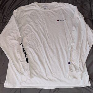 Champion White Long Sleeve Shirt